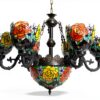 Lustre Tiffany Makenier verre bronze 9 ampoules intérieur-5