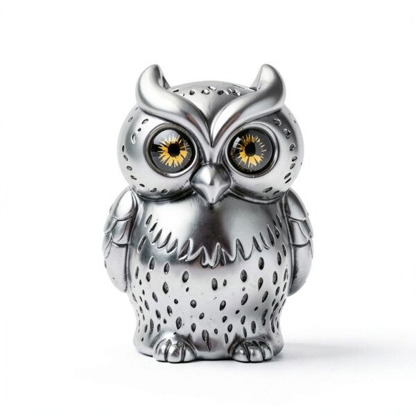Barattolo porte-monnaie hibou en zinc multicolore modèle SP8SI1K97U-3