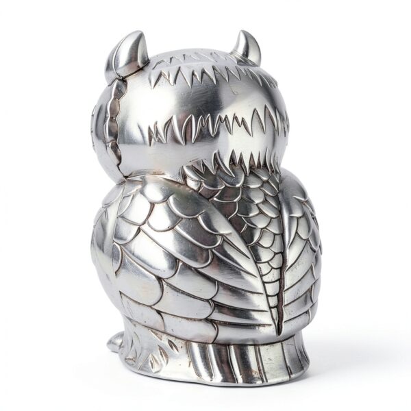 Barattolo porte-monnaie hibou en zinc multicolore modèle SP8SI1K97U-5