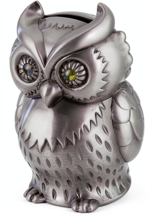 Barattolo porte-monnaie hibou en zinc multicolore modèle SP8SI1K97U-0