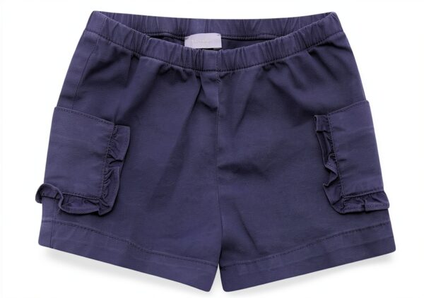 IL GUFO Ensemble bébé fille 6 mois blanc bleu coton élastane casual-2