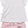 IL GUFO 1255AQ Ensemble bébé fille 12 mois rose 100% coton-1