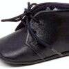IL GUFO F5334 culla bimbo boy blue nappa-leather baby shoe-0