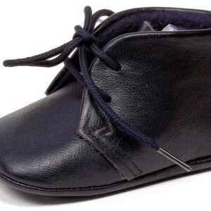 IL GUFO F5334 culla bimbo boy blue nappa-leather baby shoe-0