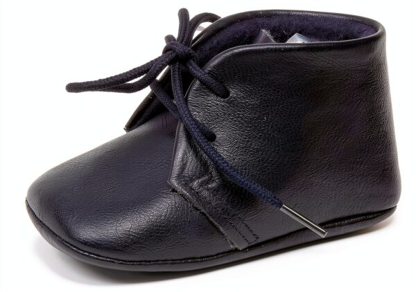 IL GUFO F5334 culla bimbo boy blue nappa-leather baby shoe-0