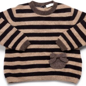 IL GUFO 3955AL maglione bimba girl baby wool sweater blue-0
