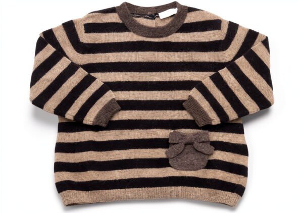 IL GUFO 3955AL maglione bimba girl baby wool sweater blue-0