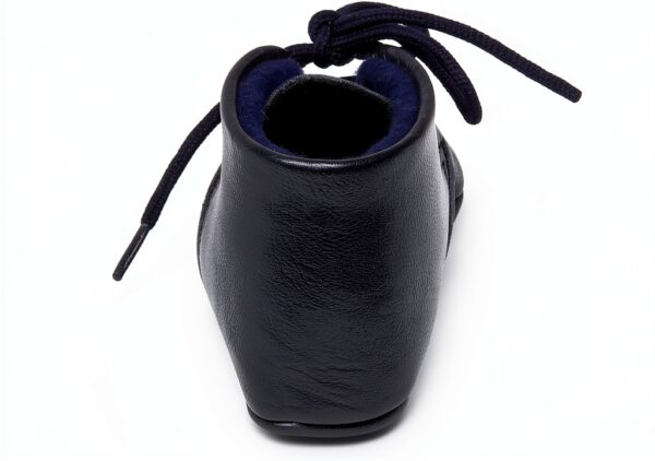 IL GUFO F5334 culla bimbo boy blue nappa-leather baby shoe-3