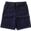 IL GUFO A65 completo bimba GIRL cotton t-shirt/shorts blue/white kids-2