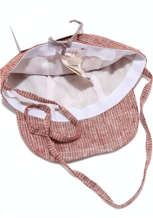 IL GUFO Chapeau Bébé Garçon Beige Lin 44/45 cm Modèle 7757W-2
