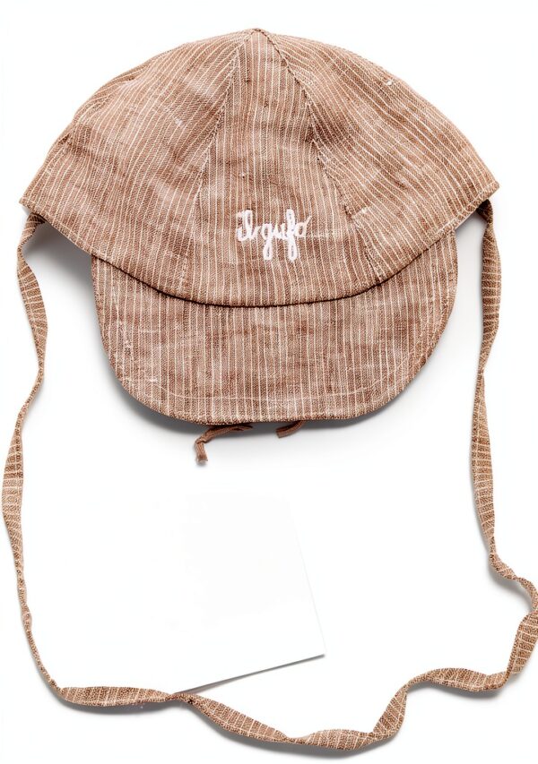 IL GUFO Chapeau Bébé Garçon Beige Lin 44/45 cm Modèle 7757W-1