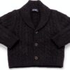 cardigan IL GUFO 3044AL garçon 6 mois bleu 100% laine-0