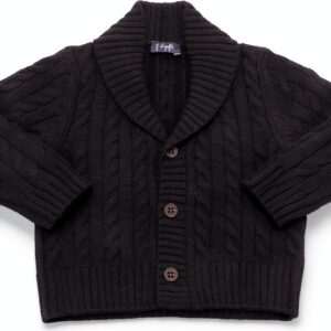 cardigan IL GUFO 3044AL garçon 6 mois bleu 100% laine-0