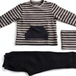 IL GUFO A88 Combinaison Bimba Girl 2 ans Gris/Bleu Manche Longue 45%-0