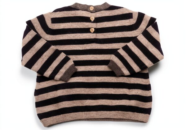 IL GUFO 3955AL maglione bimba girl baby wool sweater blue-1