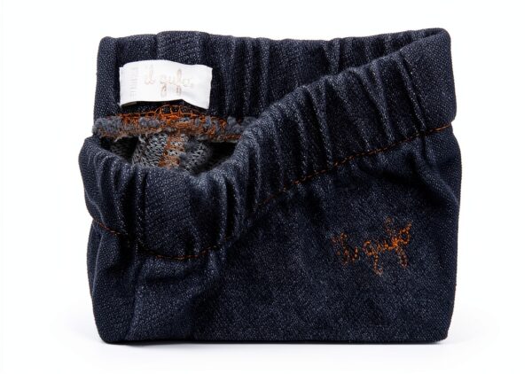 IL GUFO 3785AL pantalon denim bleu pour bébé fille 9 mois-3