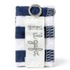 IL GUFO A65 completo bimba GIRL cotton t-shirt/shorts blue/white kids-3