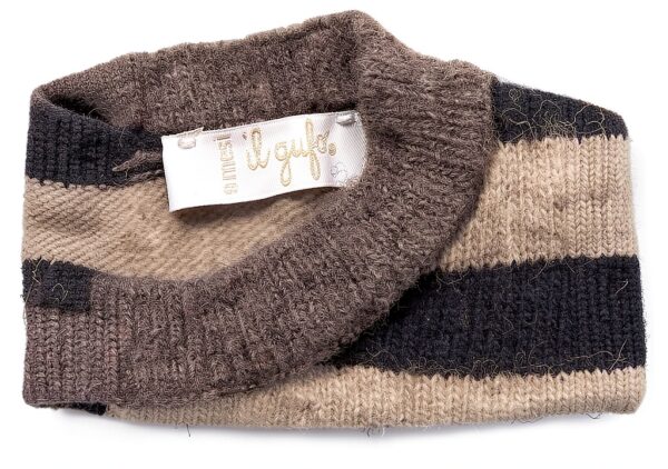 IL GUFO 3955AL maglione bimba girl baby wool sweater blue-3