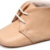 Chaussures bébé garçon IL GUFO F5360 Ivoire taille 16 en cuir Nappa-0