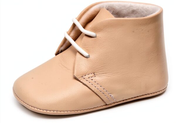 Chaussures bébé garçon IL GUFO F5360 Ivoire taille 16 en cuir Nappa-0