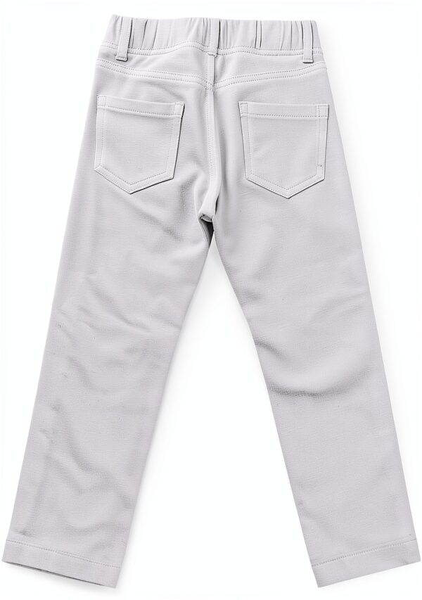 pantalon bimba IL GUFO 2 ans BIANCO 95% coton 5% élasthanne casual-1