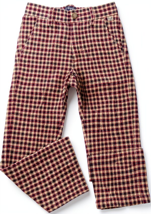 Il Gufo 3091AL pantalone bimbo boy kids pants beige/blue-0