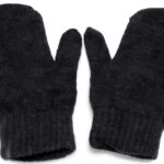 IL GUFO 9339Y Gants pour Garçon en Laine et Cachemire Bleu 6-9 Mois-0