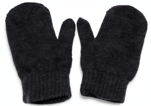 IL GUFO 9339Y Gants pour Garçon en Laine et Cachemire Bleu 6-9 Mois-0