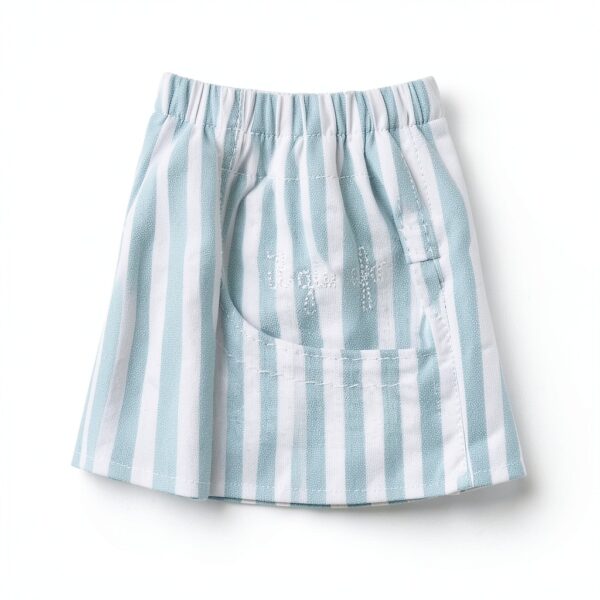 Il Gufo 3217W Bermuda Bimbo Bleu Blanc Short Garçon 6 mois-3