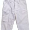Il Gufo 7602AH pantalone bimbo white cotton trouser kids-0