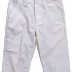 Il Gufo 7602AH pantalone bimbo white cotton trouser kids-0