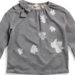 Il Gufo Sweat Fille Gris Taille 128 Manches Longues-0