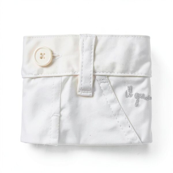 Il Gufo 7602AH pantalone bimbo white cotton trouser kids-2