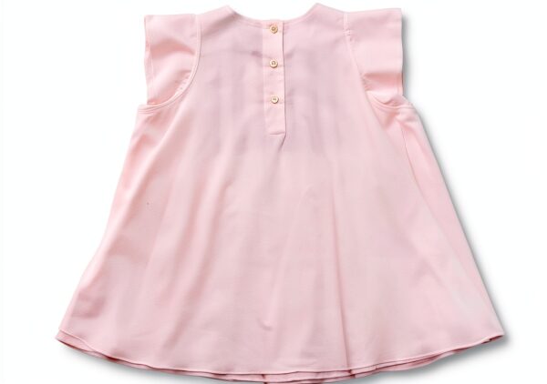 IL GUFO blouse fille 6 ans BIANCO 100% coton casual-1