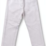 pantalon bimba IL GUFO 2 ans BIANCO 95% coton 5% élasthanne casual-0